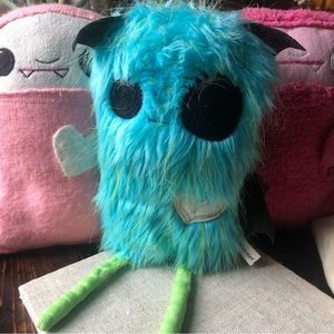 MONSTER DOLL Turquoise Fun FurThe Wrestler and The Needle Handmade